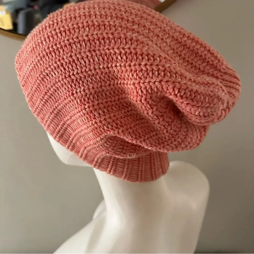 Love Your Melon peachy pink slouch hat